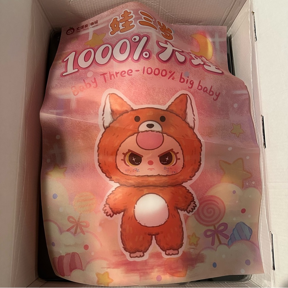 New Baby Three | 1000% Big Baby Rare Liquid Glitter Eyes Fox - Picture 4 of 12